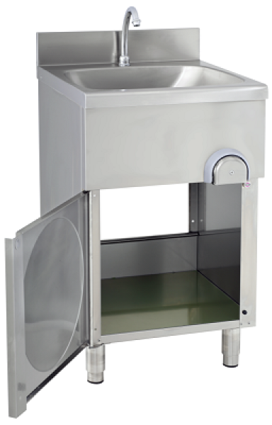 21010007 IP0076 (25) K Handwaschbecken mit Unterschrank und Tür